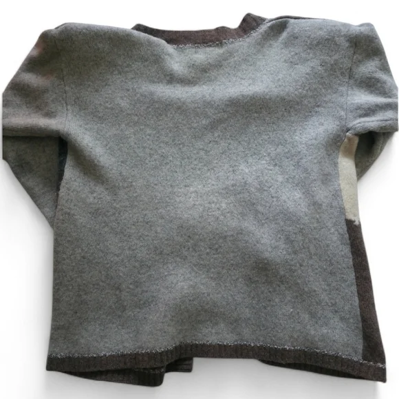 Vintage Lambswool Folk Scene Cardigan - Picture 3 of 8